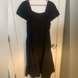 Sonoma Black Midi Dress